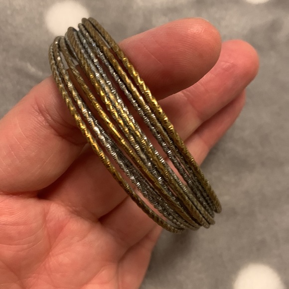 Free with bundle purchase!  Gold and Silver bracelet - Picture 2 of 4